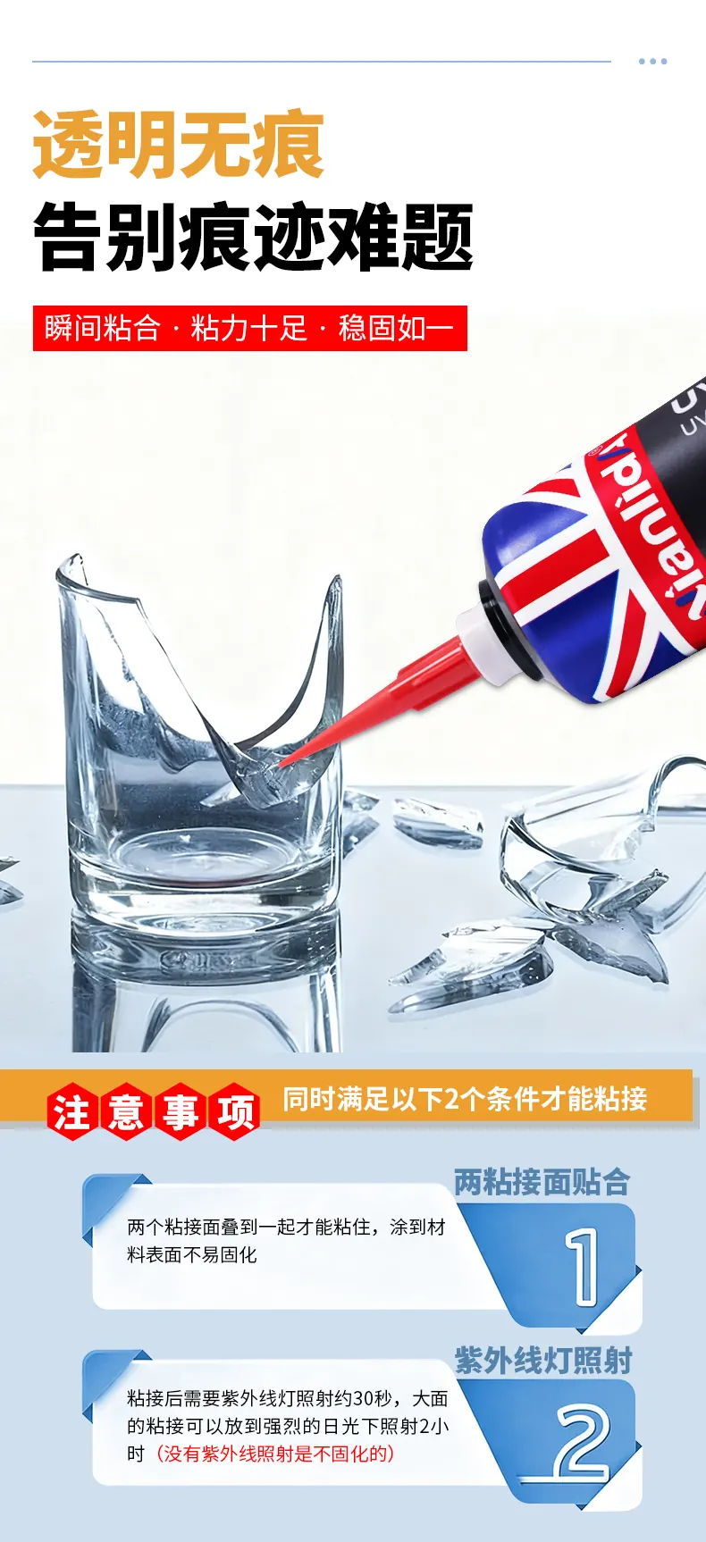 UV玻璃专用胶 detail